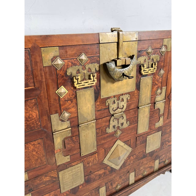 Antique Late 19th Century Joseon Dynasty Korean Bandaji Cabinet. For Sale - Image 14 of 14