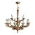 Late 20th Century Mariner Spain Royal Heritage 18-Light Gilt Bronze French Style Chandelier For Sale