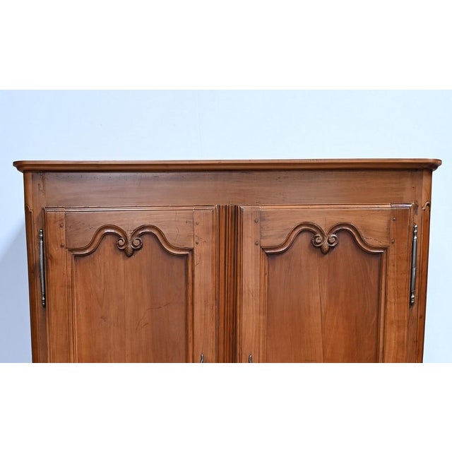 Early 19th Century Cabinet Called Bassette in Cherry and Oak For Sale - Image 6 of 18