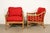 McGuire Mid-Century Hollywood Regency Bamboo Rattan Lounge Chairs, Pair For Sale - Image 9 of 12