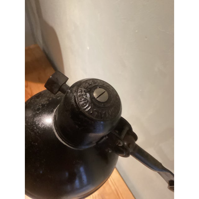 Bauhaus Industrial Black Scissor Wall Lamp from Kaiser Idell, 1930s For Sale - Image 9 of 12