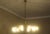 Unusual large fine and elegant brass and glass chandelier dating from the 1950s, probably Austrian or Italian. Very...