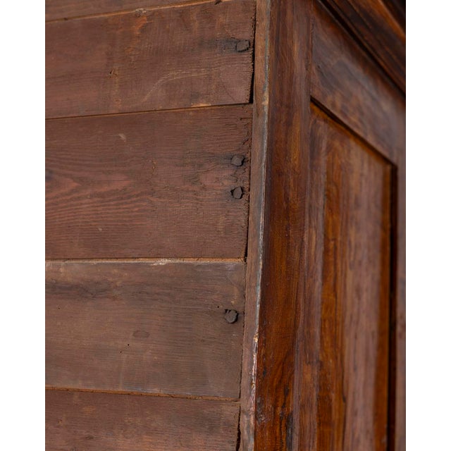 18th Century Classic Walnut Wood Wardrobe For Sale - Image 16 of 18