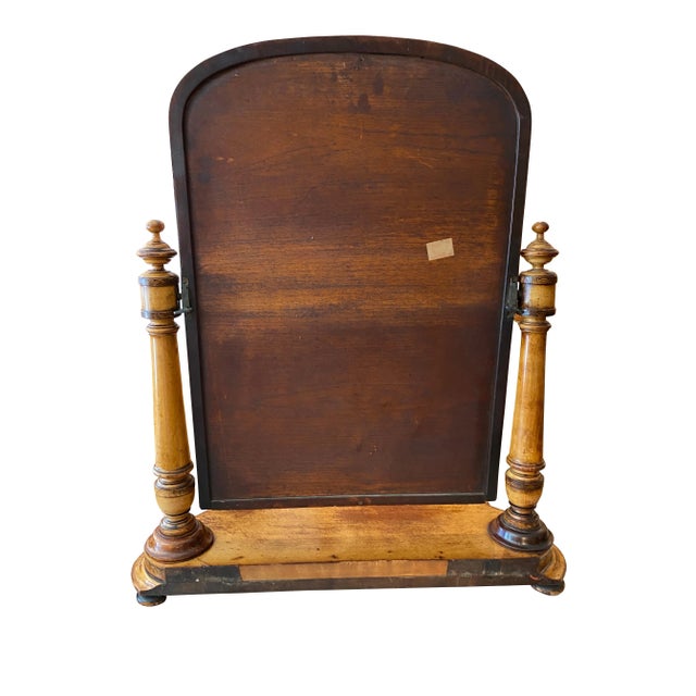 Victorian Scottish Cheval Table Dressing Mirror For Sale - Image 3 of 12