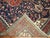 Early 20th Century Traditional Antique Persian Square Navy Geometric Heriz Rug For Sale - Image 5 of 18