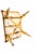 Bentwood Bamboo & Rattan Saddle Bench Stool Ottoman For Sale - Image 4 of 9