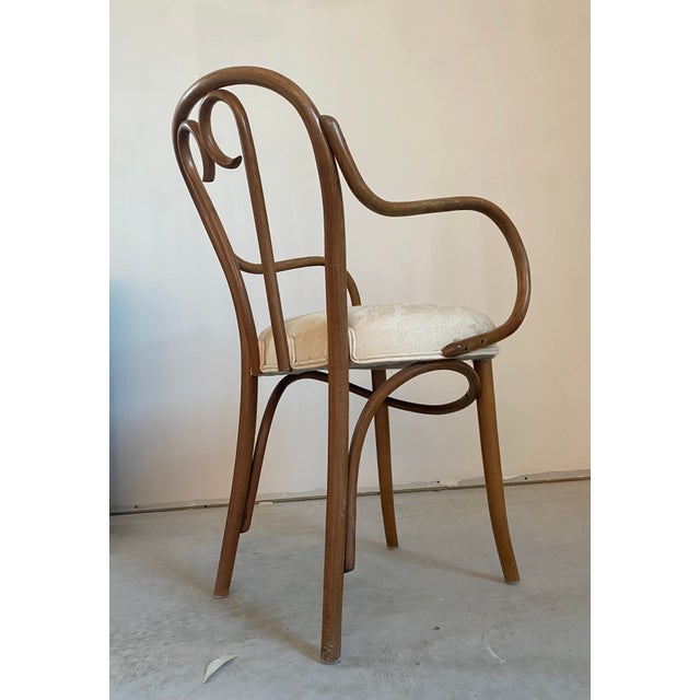 Thonet Bentwood + Cane Desk Chair For Sale - Image 6 of 13