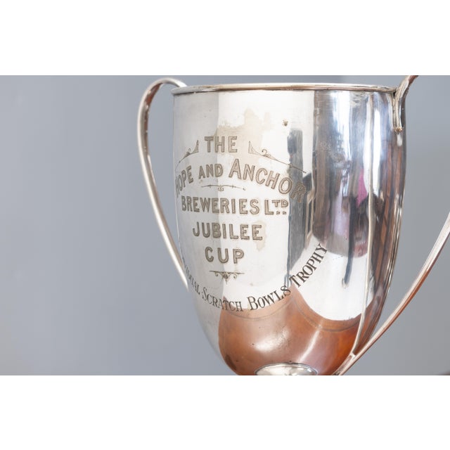 Vintage Silver Plated Trophies, 1950, Set of 5 For Sale - Image 4 of 10