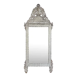 Mid 19th Century Middle Eastern Mother of Pearl Inlaid Mirror