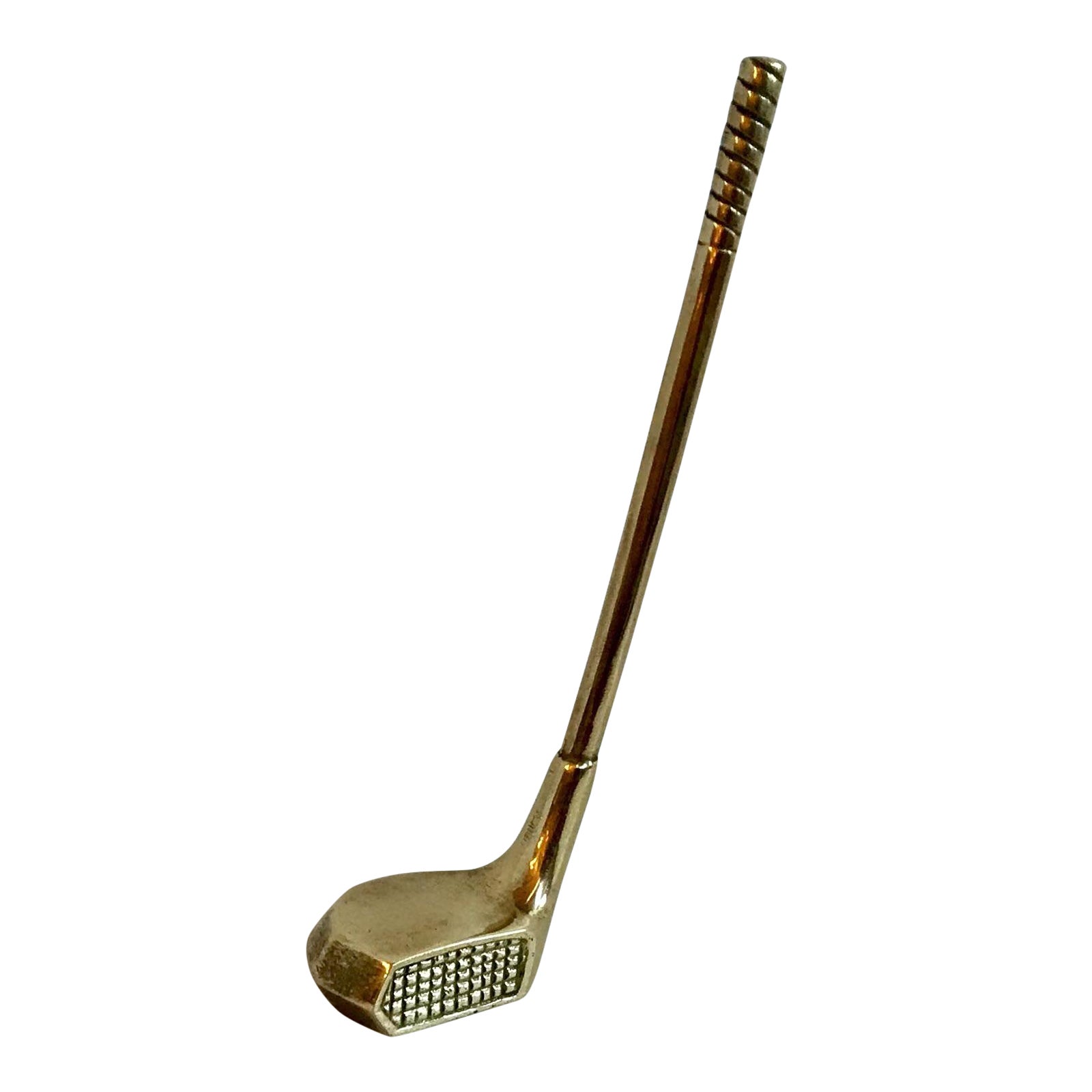 Vintage Brass Golf Club Paperweight Chairish