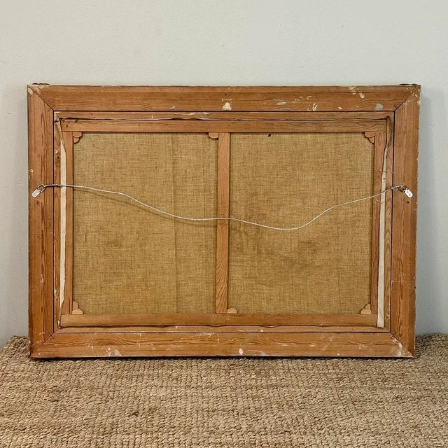 Antique Framed Oil Painting on Canvas by Jan Van Genesen (1887-1945) For Sale - Image 15 of 15