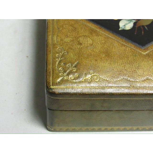 Italian Pietra Dura Inlaid Box For Sale - Image 9 of 12