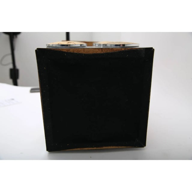 Chrome Cork & Chrome Paul Evans Style Table Lamp For Sale - Image 8 of 8