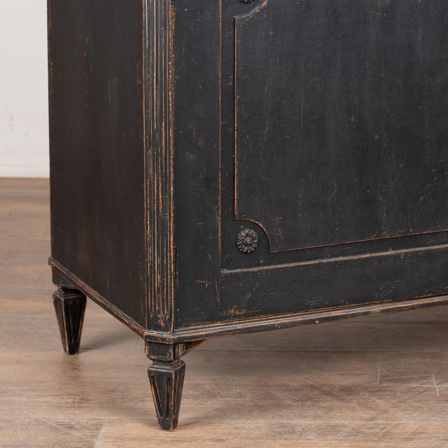 Late 19th Century Swedish Black Gustavian Sideboard Buffet For Sale - Image 10 of 13