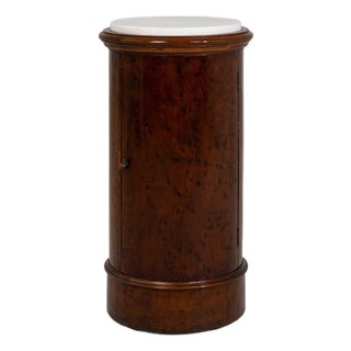 19th Century France Empire Brown Wood Pedestal For Sale