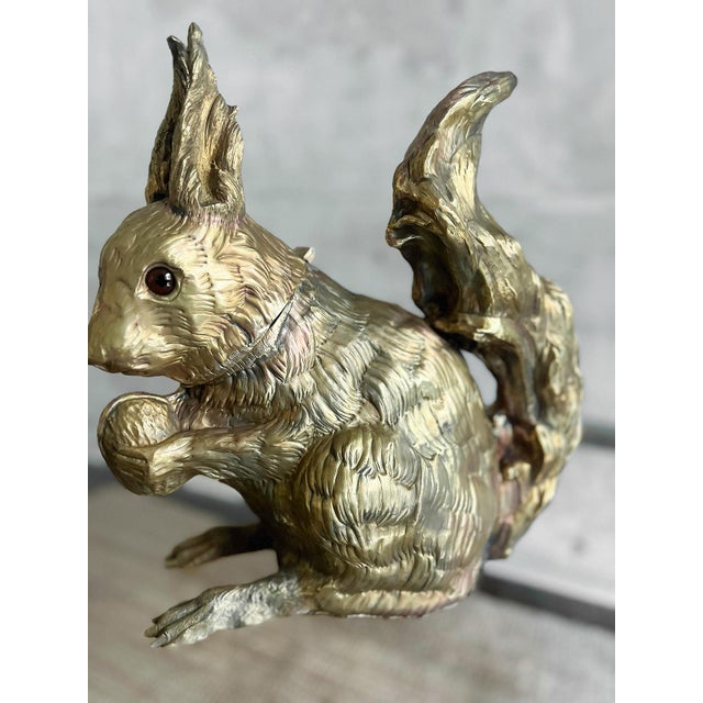 Brass Squirrel Bottle Holder, 1970s For Sale - Image 6 of 8