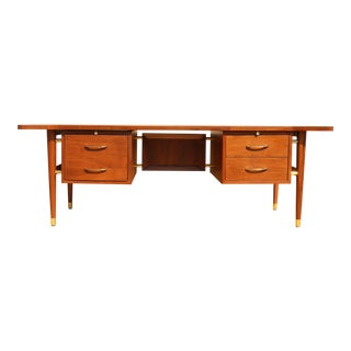 1960’s Vintage Large Executive Boomerang Desk For Sale