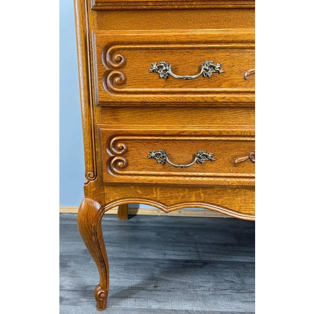 Vintage French Louis XIV Chest of Drawers For Sale - Image 4 of 13
