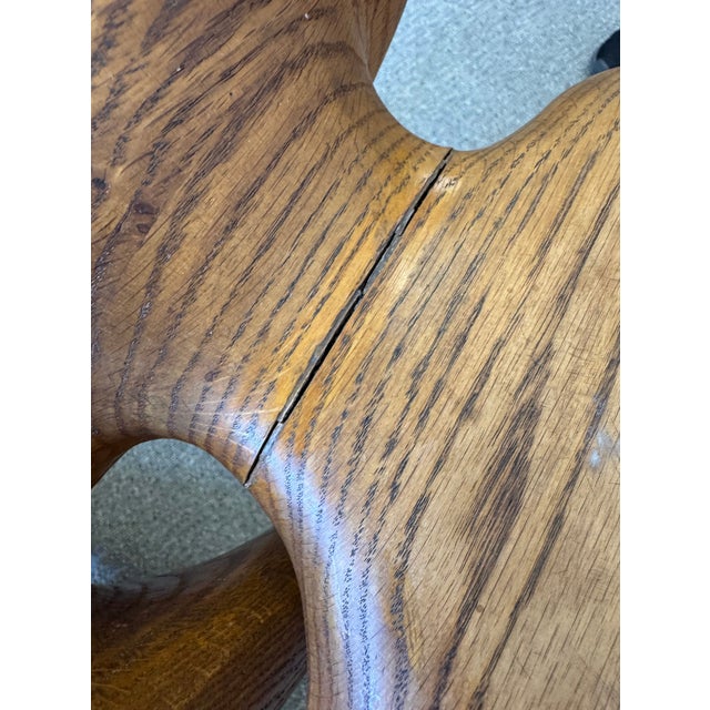 Brown 1980 Andrew Willner Ostrich Table/Signed and Dated For Sale - Image 8 of 12