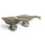 1950s French Weathered Concrete Garden Geese With Lichen Patina, Pair For Sale - Image 4 of 16