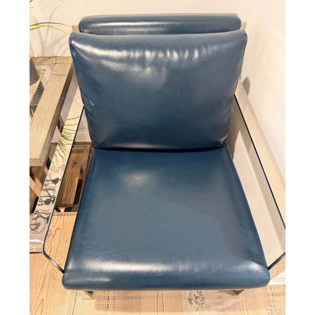 Mid-Century Modern Mid-Century Modern Cube Accent Chairs For Sale - Image 3 of 3