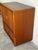 In Style of Dyrlund Teak Tambour Door Rolling Cabinet Denmark Mid-Century Modern 1970s For Sale - Image 4 of 10