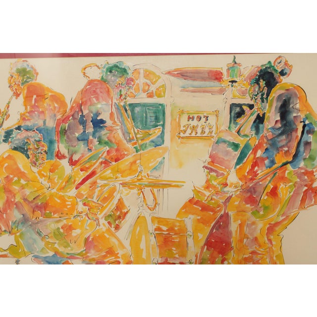 Michael Smiroldo Watercolor Painting, Jazz Band For Sale - Image 9 of 12