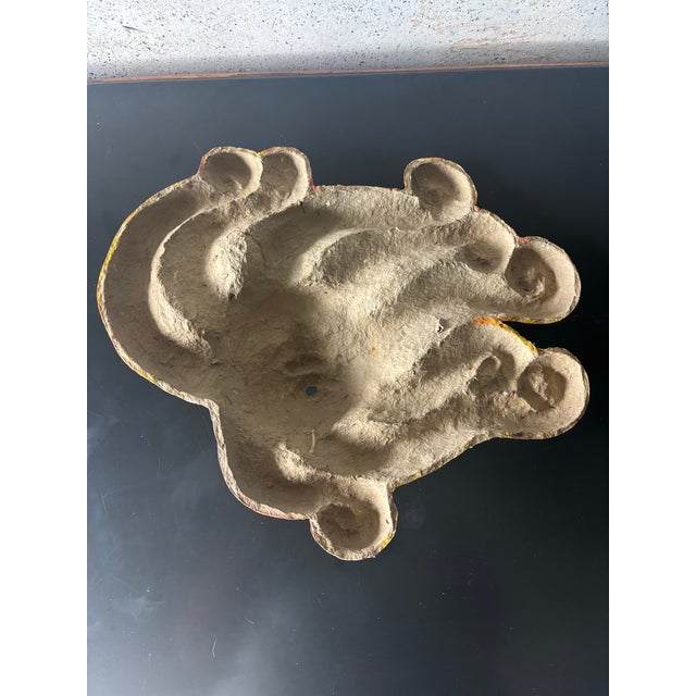 1960s Vintage 1960s Mexican Folk Art Papier-Mâché Sun Wall Sculpture For Sale - Image 5 of 8