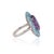 Not Yet Made - Made To Order Celestial Amethyst Blue Topaz & Orange Sapphire Sterling Silver Cocktail Ring Size 7.5 For Sale - Image 5 of 12