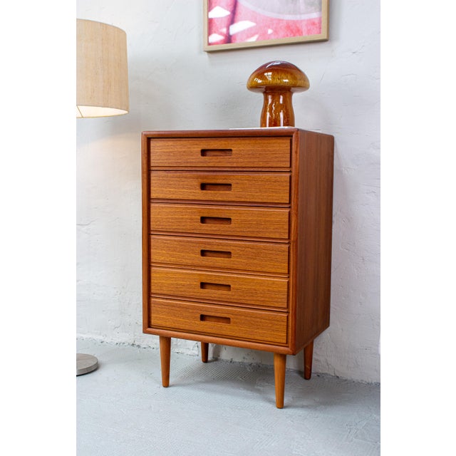 Danish Chest of Drawers in Teak, 1980s For Sale - Image 13 of 14