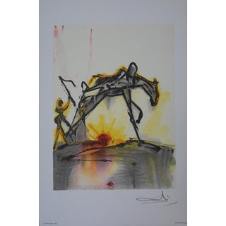 Salvador Dali, Les Chevaux, Le Cheval de Labeur, Lithograph For Sale
