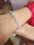 6.45 Ct Natural Trillion, Square , Round & Marquise Shape Diamond Bracelet 18kg For Sale - Image 4 of 8