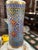 Tall Art Glass Vase With Melon Ribbing, Gilt and Enamel Opal Glass Attributed to Harrach, 1880s-1920's. For Sale - Image 10 of 15