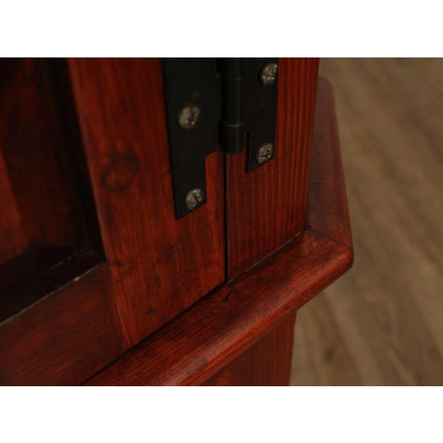 Wood Custom Quality Pine Corner Cupboard For Sale - Image 7 of 12