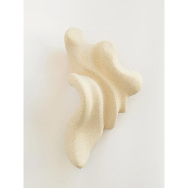 Black Ceramic Floating Echo Sculpture in Stoneware Clay by Aleksandra Krasnopolska For Sale - Image 8 of 14