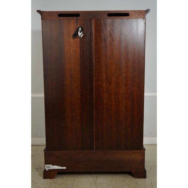 Ethan Allen Modern Design Mahogany Bookcase For Sale - Image 11 of 12