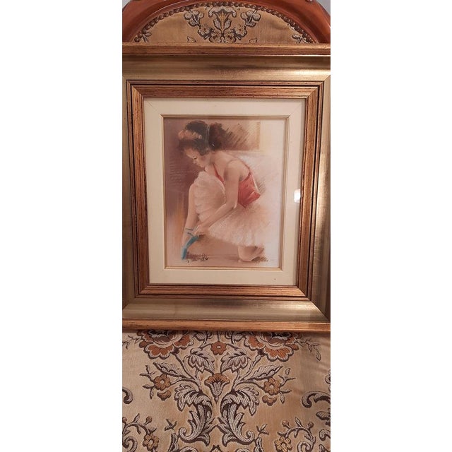 Pittis, Couple of Dancers, 1983, Oil on Canvases, Framed, Set of 2 For Sale - Image 16 of 18