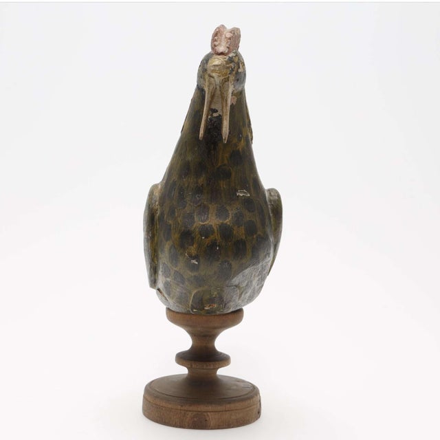 1920s Swedish Folk Wooden Chicken Money Box & Egg Layer, 1920s, Set of 2 For Sale - Image 5 of 18