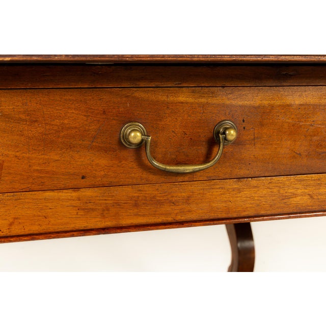 Large 19th Century Italian Walnut Drapers Table For Sale - Image 9 of 15