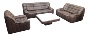 DS 84 Seating in Buffalo Leather from de Sede, 1970s, Set of 4