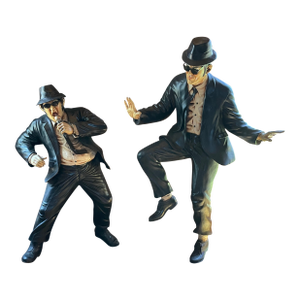 Life-Size, Jake and Elwood Blues Brothers Fiberglass Figures