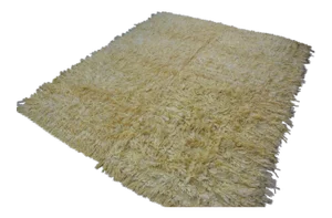 Turkish Anatolian Angora Rug - 6′10″ × 7′11″