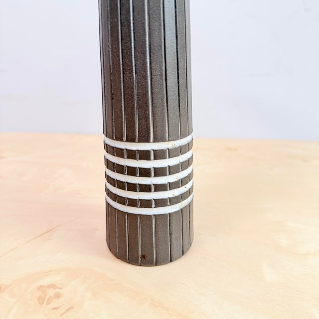 Upsala-Ekeby Mid-Century Upsala-Ekeby Sweden Stoneware Bud Vase, Marked For Sale - Image 4 of 5