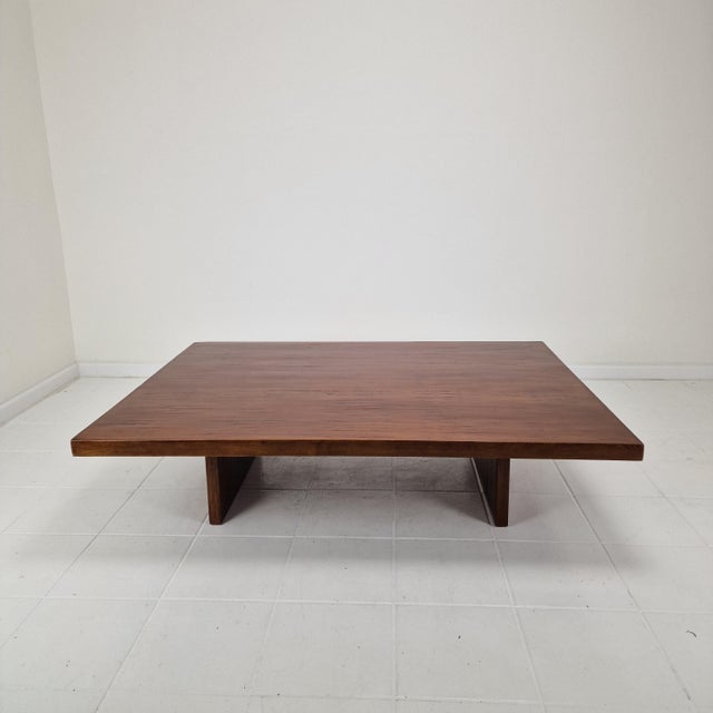 Large Coffee table by Axel Vervoordt, a visionary Belgian decorator and art dealer. Crafted in the 1980s, this exceptional...