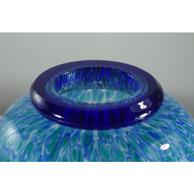 1970s Italian Murano Glass Vase from Vistosi, 1970 For Sale - Image 5 of 8