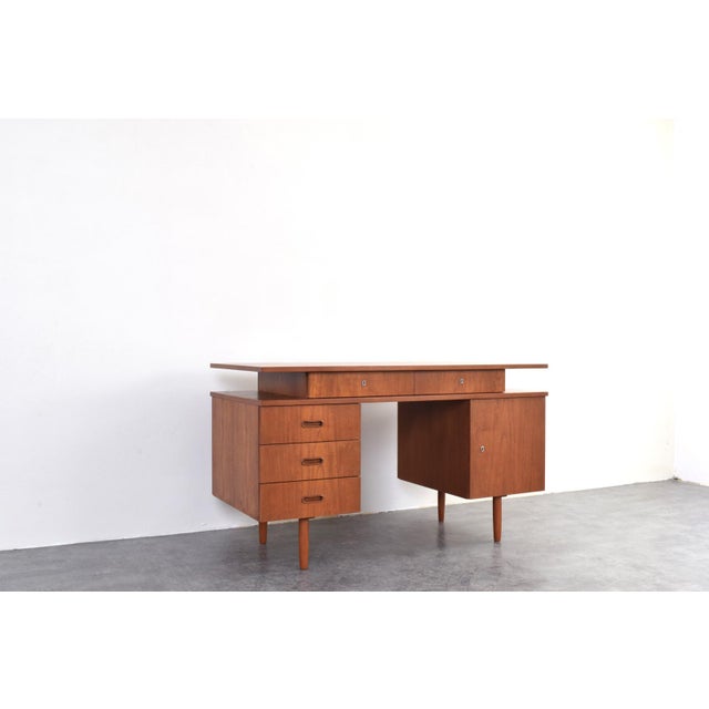 Mid-Century Teak Desk, 1960s For Sale - Image 10 of 18