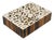 French Art Deco Bone Marquetry and Macassar Wood Box For Sale