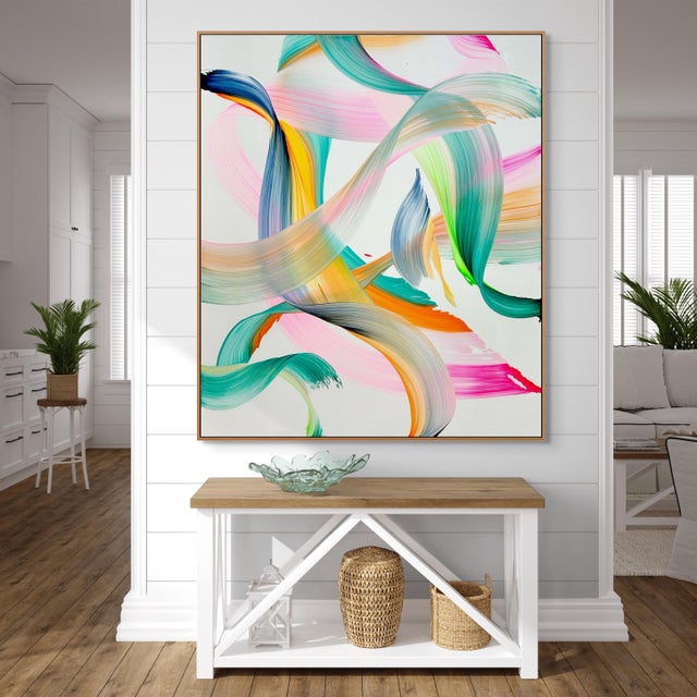 Acrylic on canvas Edition: Unique. Unframed. This artwork will be shipped rolled in a dent-resistant tube. This method is...