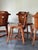 Set of 6 Carved Pine Chairs Denmark 1970s For Sale In Tampa - Image 6 of 6