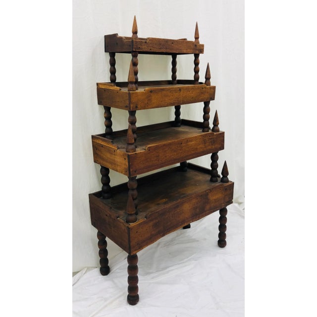 Late 19th Century Antique Primitive Arts & Crafts Shelf For Sale - Image 5 of 10